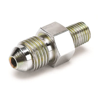 Thumbnail for Autometer Fitting Adapter -4AN Male to 1/16in NPT Male for Ford Fuel Rail