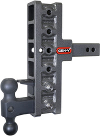 Thumbnail for Gen-Y Mega Duty 2in Shank 7.5in Offset Drop 10K Hitch w/GH-031 Dual-Ball/GH-032 Pintle Lock