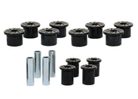 Thumbnail for Whiteline 89-95 Toyota Pickup / 01-04 Toyota Tacoma Rear Leaf Spring Shackle Bushing Kit