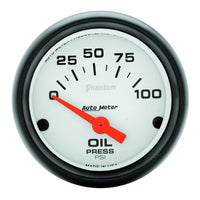 Thumbnail for Autometer Phantom 52mm 0-100 PSI Electric Oil Pressure Gauge