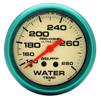 Thumbnail for Autometer Ultra-Nite 66.7mm 140-280 Deg F Mechanical Water Temp Gauge
