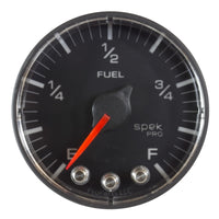 Thumbnail for Autometer Spek-Pro Gauge Fuel Level 2 1/16in 0-270 Programmable Blk/Blk