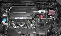 Thumbnail for K&N 13-14 Honda Accord 3.5L V6 69 Series Typhoon Air Intake System - Silver Cold Air Intake Kit