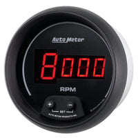 Thumbnail for AutoMeter Gauge Tach 3-3/8in. 10K RPM In-Dash Digital Black Dial W/ Red Led