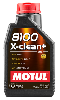 Thumbnail for Motul 1L Synthetic Engine Oil 8100 5W30 X-CLEAN - LL04- MB 229.51- 504.00-507.00
