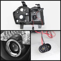 Thumbnail for Spyder Jeep Grand Cherokee 08-10 Projector Headlights LED Halo LED Blk Low 9006 PRO-YD-JGC08-HL-BK