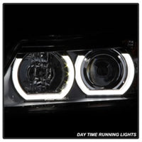 Thumbnail for Spyder BMW E90 3-Series 06-08 4DR V2 Headlights - HID Only - Black PRO-YD-BMWE9005V2-HID-DRL-BK