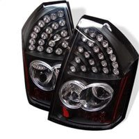 Thumbnail for Spyder Chrysler 300C 05-07 LED Tail Lights Black ALT-YD-C305-LED-BK