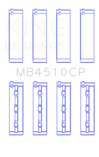 Thumbnail for King 2005-2012 Nissan VQ40DE 6 Cyl (Size STD) Performance Main Bearing Set
