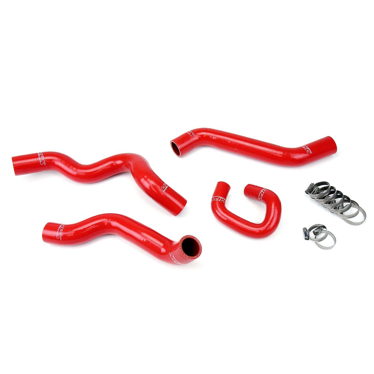 HPS Red Reinforced Silicone Radiator Hose Kit Coolant for Chevy 08-10 Cobalt SS 2.0L Turbo