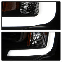 Thumbnail for Spyder 02-05 Dodge Ram 1500 Light Bar Projector Headlights - Black (PRO-YD-DR02V2-LB-BK)