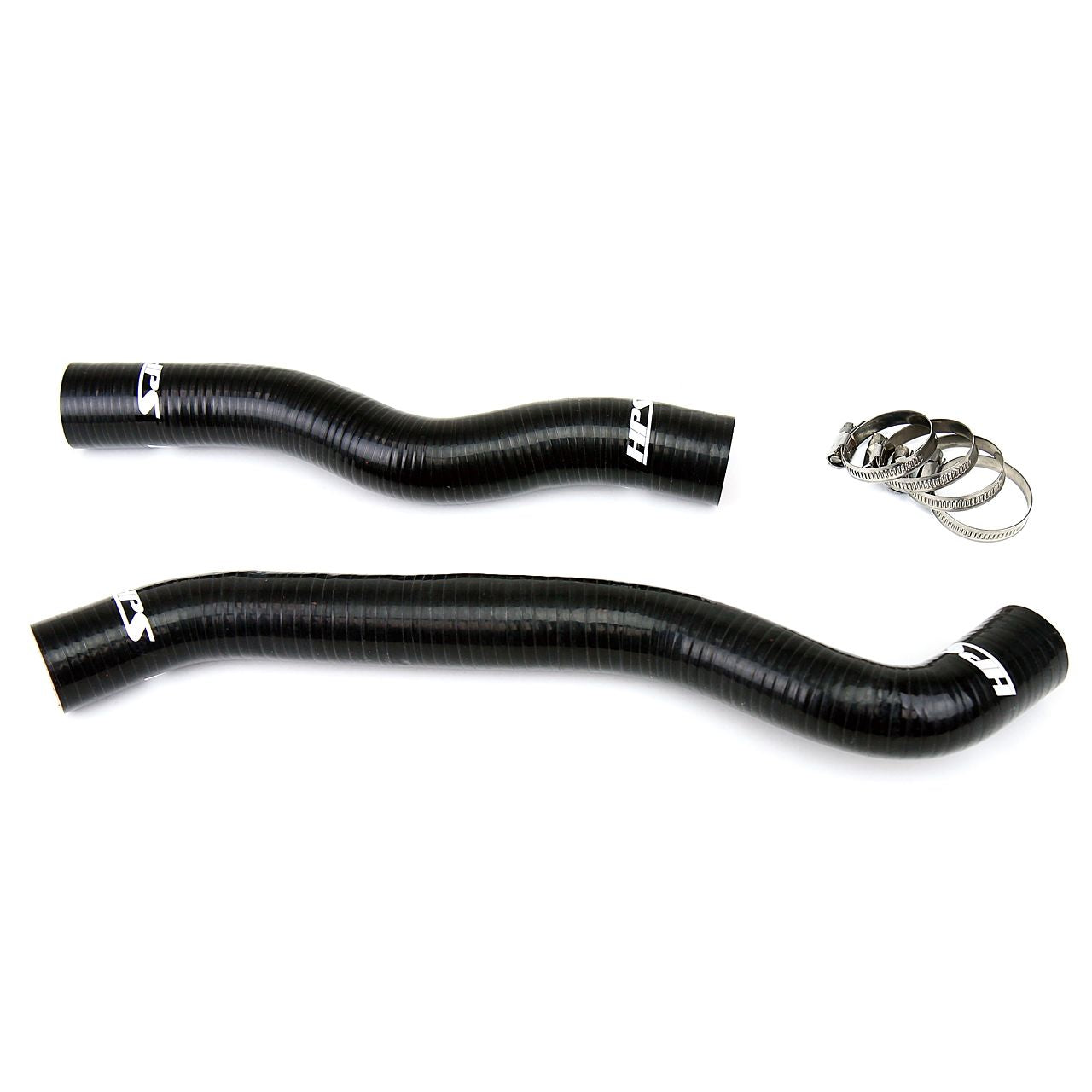 HPS Black Reinforced Silicone Radiator Hose Kit Coolant for Hyundai 10-11 Genesis Coupe V6 3.8L