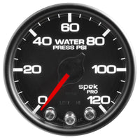 Thumbnail for Autometer Spek-Pro Gauge Water Press 2 1/16in 120psi Stepper Motor W/Peak & Warn Blk/Blk