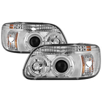 Thumbnail for Spyder Ford Explorer 95-01 1PC Projector Headlights LED Halo Chrm PRO-YD-FEXP95-HL-1PC-C