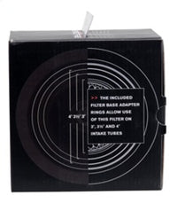 Thumbnail for Spectre Adjustable Conical Air Filter 2-1/2in. Tall (Fits 3in. / 3-1/2in. / 4in. Tubes) - Black