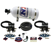 Thumbnail for Nitrous Express Street Shark Gas 4 Solenoids Nitrous Kit (100-150-250HP) w/10lb Bottle