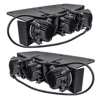 Thumbnail for ORACLE Lighting 21-22 Ford Bronco Triple LED Fog Light Kit for Steel Bumper - Yellow SEE WARRANTY