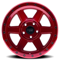 Thumbnail for Dirty Life 9315 Compound 17x9 / 6x139.7 BP / -12mm Offset / 106mm Hub Crimson Candy Red Wheel
