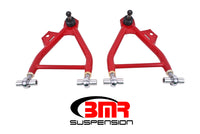 Thumbnail for BMR 94-04 Mustang Lower A-Arms (Coilover Only) w/ Adj. Rod End and Tall Ball Joint - Red