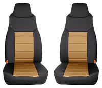 Thumbnail for Rugged Ridge Neoprene Front Seat Covers 97-02 Jeep Wrangler TJ