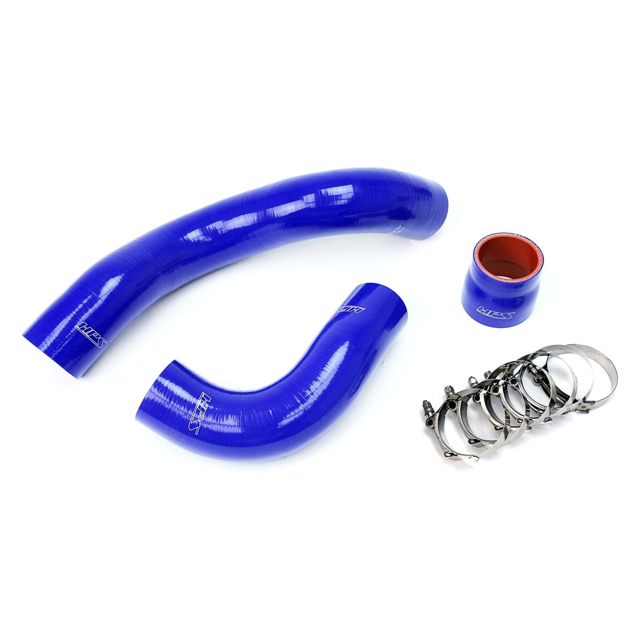 HPS Blue Reinforced Silicone Intercooler Hose Kit for Honda 17-19 Civic Type R 2.0L Turbo