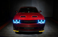 Thumbnail for Oracle 15-21 Dodge Challenger Dynamic Surface Mount Headlight Halo Kit - - Dynamic SEE WARRANTY