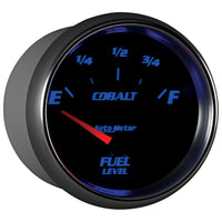 Thumbnail for Autometer Cobalt 66.7mm 0-90 ohms Fuel Level Gauge