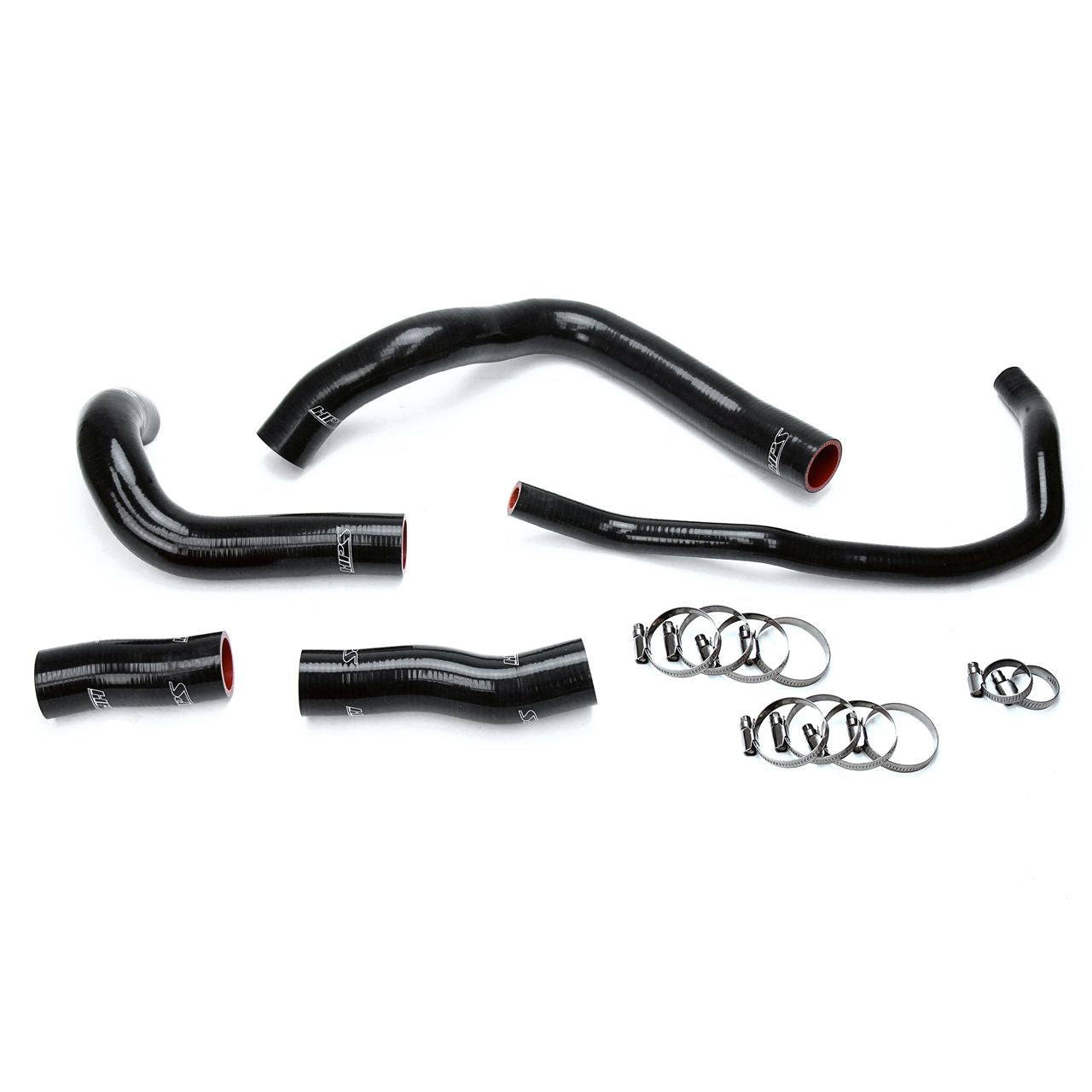 HPS Black Reinforced Silicone Radiator Hose Kit Coolant for Lexus 16-17 GS200t 2.0L Turbo