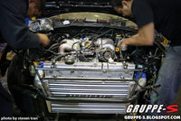 Thumbnail for Mishimoto Universal Silver G Line Bar & Plate Intercooler Overall Size: 24.5x11.75x3 Core Size: 17.5