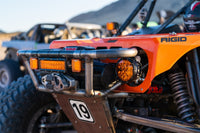 Thumbnail for Rigid Industries 360-Series 6in SAE Fog w/ Amber PRO Lens - White (Pair)