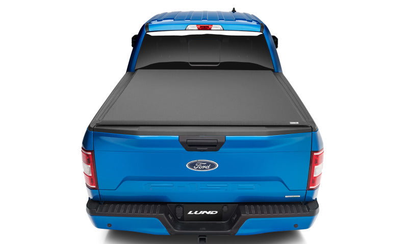 Lund 05-17 Nissan Frontier (5ft. Bed w/o Utility TRack) Genesis Elite Roll Up Tonneau Cover - Black