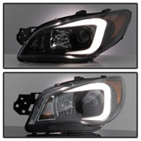 Thumbnail for Spyder Subaru WRX 2006-2007 Projector Headlights - Halogen Only - Black PRO-YD-SWRX06-LBDRL-BK