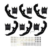 Thumbnail for Westin 19-20 Chevrolet Silverado/GMC Sierra 1500 Double Cab PRO TRAXX 5 Oval Nerf Step Bars - Black