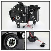 Thumbnail for Spyder Jeep Grand Cherokee 05-07 Projector Headlights LED Halo LED Blk Smke PRO-YD-JGC05-HL-BSM