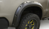 Thumbnail for Lund 19-22 GM Silverado RX-Rive Textured Elite Series Fender Flares w/Black Bolts - Black 2pc Rear