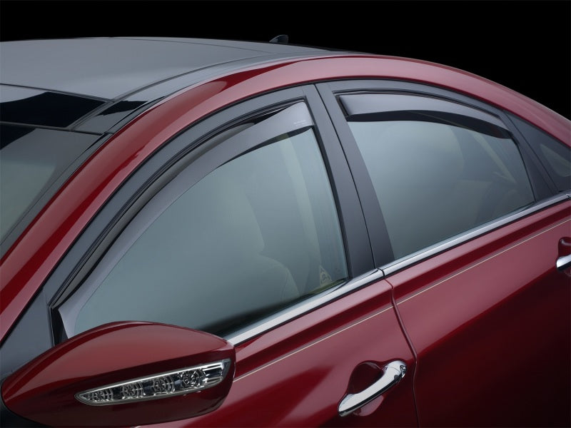 WeatherTech 2015+ Mini Hardtop 4-Door Front and Rear Side Window Deflectors - Dark Smoke