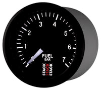 Thumbnail for Autometer Stack 52mm 0-7 Bar M10 Male Pro Stepper Motor Fuel Pressure Gauge - Black