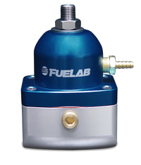 Thumbnail for Fuelab 515 Carb Adjustable FPR 4-12 PSI (2) -10AN In (1) -6AN Return - Blue