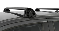 Thumbnail for Rhino-Rack 11-20 Ford Ranger PX 4 Door Double Cab Vortex ROC25 Flush 2 Bar Roof Rack - Black