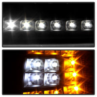 Thumbnail for Xtune Ford F150 97-03 Crystal Headlights w/ Clear LED Corners Black HD-ON-FF15097-LED-SET-BK