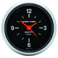 Thumbnail for Autometer 2-5/8in 12 Hour Analog Clock Gauge