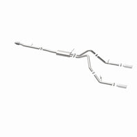 Thumbnail for Magnaflow 14 Chevy Silverado V8 5.3L CC/EC Cab Dual Split Rear Exit Stainless Cat Back Perf Exhaust