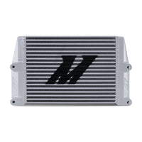 Thumbnail for Mishimoto Heavy-Duty Oil Cooler - 10in. Same-Side Outlets - Silver