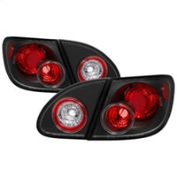 Thumbnail for Spyder Toyota Corolla 03-08 Euro Style Tail Lights Black ALT-YD-TC03-BK