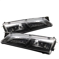 Thumbnail for Spyder Nissan 240SX 97-98 Crystal Headlights Black HD-YD-N294-BK