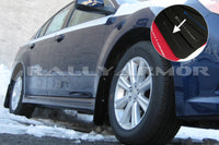 Thumbnail for Rally Armor 10-14 Subaru Legacy Black UR Mud Flap w/ Grey Logo