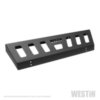 Thumbnail for Westin 18-19 Jeep Wrangler JL Front Bumper Skid Plate - Textured Black