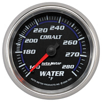 Thumbnail for Autometer Cobalt 66.7mm 140-280 degree F. Water Temprature  Gauge