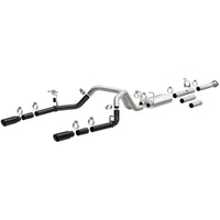 Thumbnail for MagnaFlow 11-19 Chevrolet Silverado 2500/3500 HD V8-6.0L Dual Split Cat-Back Exhaust w/Black Tips