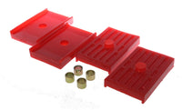 Thumbnail for Energy Suspension Leaf Spring Isolators - Red
